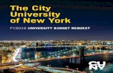 The City University of New York · Governor Andrew M. Cuomo Mayor Bill de Blasio Members of the New York State Legislature ... City and New York State, as well as actively participate