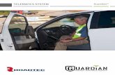 TELEMATICS SYSTEM Guardian - Roadtec · The Roadtec Guardian® Telematics System consists of software, on-machine viewing screens, and wireless signal boosters to send and receive