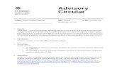 Advisory U.S. Department of Transportation Circular ... · planning practices for airport passenger terminal facilities since the Federal Aviation Administration (FAA) published AC