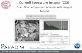 Cornell Spectrum Imager (CSI)qs3.mit.edu/images/pdf/Tutorial_CSI-EELS.pdfMake sure ImageJ has access to enough memory(at least a 1024 MB). Close and relaunch the program. Use the “More
