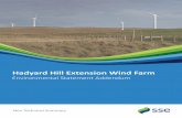 Hadyard Hill Extension Wind Farm - SSE plc · 2017-03-07 · Hadyard Hill Extension Wind Farm Non-Technical Summary of the Environmental Statement Addendum February 2017 Page 2 1.3