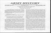 ARMY HISTORY · ARMY HISTORY TilE PROFESSIONAL BULLETIN OF ARMY HISTORY 1'8.20·911·1 (No. 43) Washinglon, D.C. Fall 1m/Winter 1998 A Telellhone Switchboard Operator with the A.E.F.