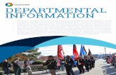 DEPARTMENTAL INFORMATION...DEPARTMENTAL INFORMATION This section includes missions and organizational charts of departments and agencies, as well as staffing information, performance