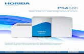 PSA300 - HORIBA...Automated Image Analysis to Measure Particle Size and Shape The HORIBA PSA300 is a state-of-the-art, turnkey image analysis system for particle size and shape characterization.