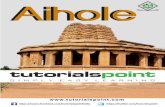 Aihole - Tutorials Point · o Sarvodaya Deluxe Lodge located at VVS College Road o Shree Renuka Krupa Hotel located at Bijapur Road o Maharaja Guest House located opposite Bus Stand