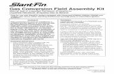 Gas Conversion Field Assembly Kit - Slant/Fin · Gas Conversion Field Assembly Kit Natural Gas to Liquefied Petroleum (Propane) or Liquefied Petroleum (Propane) Gas to Natural Only