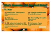 Oct 17 Napkin insert TempeDigital - Sun Devil Dining...October 26: EmployeeConnection Meal All Residential Restaurants 26: Dine Healthy. Be healthy. Engrained Patio 11am-1pm 31: Halloween