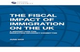 The Fiscal Impact of Immigration on the UK · The Fiscal Impact of Immigration on the UK 3 EXECUTIVE SUMMARY On leaving the European Union (EU), the UK government will gain greater