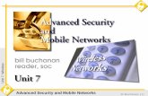 Advanced Security and Mobile Networks W.Buchanan (1)bill/asmn/unit07_wireless.pdf · sources using the ISM band. • Frequency Hopping Spread Spectrum technology works by splitting