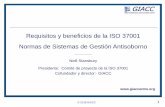 Requisitos y beneficios de la ISO 37001 Normas de …siga.unal.edu.co/images/informes-presentaciones/ISO...Beneficios de la ISO 37001 (2) Puede usarse para ayudar a la defensa de una