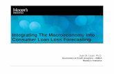 Integrating The Macroeconomy Into Consumer Loan Loss ......Demand-Supply Systems of Equations. ... Modern macro models with micro foundations. Used widely across central banks and