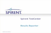 Spirent TestCenter Results Reporter · 2014-05-16 · 13 PROPRIETARY AND CONFIDENTIAL User Queries Create simple queries using “Create Query” • select FrameSize,Result, ThroughputRate,