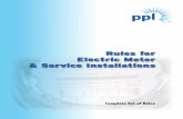 RULES FOR ELECTRIC METER - PPL Electric Utilities/media/pplelectric/at... · RULES FOR ELECTRIC METER & SERVICE INSTALLATIONS RULE 1 (a) PPL EU's Standard Service (b) Overhead System