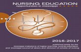 Nursing Education Opportunities in Mississippi (2016-2017) · 2016-11-04 · NURSING EDUCATION opportunities in mississippi 2016-2017 published jointly by the mississippi institutions