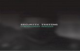 SECURITY TESTING · leading web security standard “OWASP Testing guide” complemented by the custom security testing process and experience. We identify vulnerabilities that can