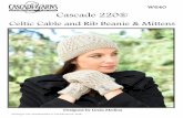 W640 Cascade 220®...Cascade Yarns® Cascade 220® 100% Peruvian Highland Wool 100g (3.5 oz)/ 220 yds (200m) 2 skeins color# 2441 (River Rock) US 6 (4mm)/16” circular and DPN knitting
