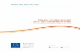 POLICY CONCLUSIONS AND RECOMMENDATIONSThis brochure is presented within the project “REPAP2020 - Renewable Energy Policy Action Paving the Way towards 2020” Brochure by EUFORES