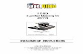 3113 - Ford Install `8-27-14revA1 - PullRite - Ford... · 2018-12-03 · 3100 (ask for part# 3108) or 4100, 3300 and 4400 (ask for part# 4408) SuperGlide models. Some truck beds have