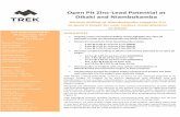 Open Pit Zinc‐Lead Potential at Dikaki and Niambokambatrekmetals.com.au/wp-content/uploads/2017/09/20170914-TKM-ASX-Open-Pit... · Open Pit Zinc‐Lead Potential at Dikaki and Niambokamba