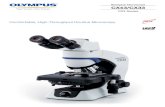 Comfortable, High-Throughput Routine Microscopy CX43_CX33.pdf · The universal condenser offers a variety of observation methods and future upgradability. In combination with the