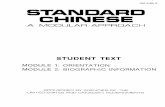 FSI - Standard Chinese - Module 01 ORN - Student Text Chinese... · FSI - Standard Chinese - Module 01 ORN - Student Text Author: Foreign Service Institute Subject: Standard Chinese