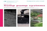 Sump pump systems · the float/switch, failure of the pump itself, and failure of the electric power supply to the pump. Sump pump floats/switches commonly fail in one of two ways.