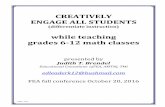 CREATIVELY ENGAGE ALL STUDENTS - NJPSAnjpsa.org/documents/fallconf2016/FallConfEngageAllWKBOOK.pdf · CREATIVELY ENGAGE ALL STUDENTS (differentiate instruction) while teaching grades