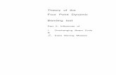 Theory of the Four Point Dynamic Bending test · In the four point bending test the applied force will not only be used for bending the beam but also for the movements of parts of
