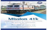 Mission 41K - Rail Coach Factory, Kapurthala · Access to Indian Railways on existing trans- mission network as Deemed Licensee. This was made to enable Indian Railways to procure