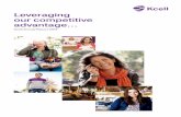 Leveraging our competitive advantage… · 2018-06-23 · Strategic report Governance Financial statements Additional information Kcell Annual Report 2013 01 Contents Strategic report