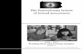 The Pennsylvania System of School Assessment...The Pennsylvania System of School Assessment Pennsylvania Department of Education Bureau of Assessment and Accountability 2006–2007