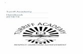 Turriff Academyturriff.aberdeenshire.sch.uk/wp-content/uploads/School-Handbook-2018-Final.pdf · Mr Alan Shearer PE2 Ms Alyx Harrison Probationer PE3 English Science: Mrs Caron Sievewright