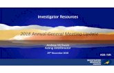 CEO Presentation - 2018 AGM - FINALmedia.abnnewswire.net/media/en/docs/ASX-IVR-2A1120753.pdf · Project status •Paris Silver Project: 100% Investigator ‐discovered 2011 –remains