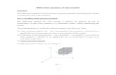Differential equations of mass transfer - kaukau.edu.sa/Files/0060757/Subjects/2 Differential equation.pdf · The differential equations of mass transfer are general equations describing