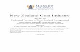 New Zealand Goat Industry - landusenz.org.nz · Goat farming in New Zealand has a lower profile compared to dairy, sheep and beef (Country Magazine, 2016). However, goats offer an