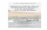 ROMANIA DANUBE DELTA BIODIVERSITY PROJECT LOCAL BENEFITS ... · ROMANIA DANUBE DELTA BIODIVERSITY PROJECT LOCAL BENEFITS CASE STUDY REPORT WORKING DOCUMENT DO NOT QUOTE OR CITE ...