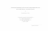 Numerical Estimation of the Second Largest …Numerical Estimation of the Second Largest Eigenvalue of a Reversible Markov Transition Matrix by Kranthi Kumar Gade A dissertation submitted