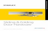 Sliding & Folding Door Hardware · 2018-12-14 · Sliding & Folding Door Hardware 5 BiFold Hardware: BF30 Track with Pivot Bracket Packaged Set Components See next page for accessories