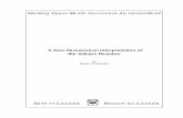 Working Paper 98-22/ Document de travail 98-22 · 2010-11-19 · Working Paper 98-22/ Document de travail 98-22 A Non-Paradoxical Interpretation of the Gibson ... we will show that