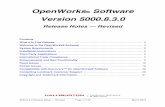 OpenWorks Software Version 5000.8.3 - esd.halliburton.comesd.halliburton.com/ESD/software/IMI/OWDB/5000/... · Halliburton uses various third party applications in the development