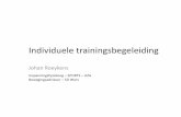 Individuele trainingsbegeleiding · • PROFIEL op basis van ‐ Sportmedische keuring ! ‐ Sport(blessure)verleden … ‐Huidige training ‐ Levensstijl NU ‐Inspanningstest