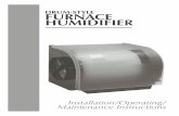FREQUENTLY ASKED QUESTIONS - waithumidifiers.comwaithumidifiers.com/instructions/wait1000.pdfFREQUENTLY ASKED QUESTIONS Question: What type of furnaces will this humidifier work on?