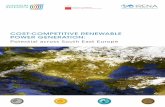 COST-COMPETITIVE RENEWABLE POWER GENERATION · Leo Jerkic and Mak Dukan (the Croatian Green Energy Cooperatives). The suitability analysis for wind and solar PV potential in South