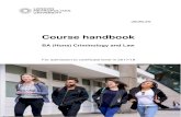 Course handbook - London Metropolitan University · The course specification (Section 7.1 of this handbook) defines the key features of your course, its aims, structure and learning