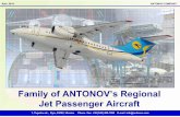 permission of ANTONOV COMPANY Family of ANTONOV’s … files/AN-148-158 Family 12... · 2014-04-12 · Kyiv, 2014 ANTONOV COMPANY Family of ANTONOV’s Regional Jet Passenger Aircraft