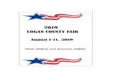 2019 Fair Book Final w...3 2019 LOGAN COUNTY FAIR MARSHAL Coy & Bernadette Marick General Information Logan County Fairgrounds are located between North Division Avenue & Elm Street,