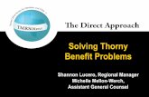 Solving Thorny Benefit Problems - TMRS...Same-Sex Marriage • Following the recent Supreme Court decision (Obergefell), TMRS now recognizes the spousal relationship of TMRS members