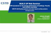 BUILD UP Web Seminar...BUILD UP Web Seminar CEN standards for the energy performance of buildings: Results and revision overviews CEN/TC 228 Heating systems and water based cooling