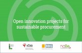 Open innovation projects for sustainable procurementec.europa.eu/environment/gpp/pdf/Tallinn 2017/2017_10-12_GPP_v2.pdf · Innovation Procurement Department 2 We are building bridges.