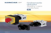 Grebenaste sklopke Rotary cam switches GX · 2017-11-08 · 2 grebenaste sklopke rotary cam switches gx grebenaste sklopke serije gx rotary cam switches series gx 'rebenaste sklopke